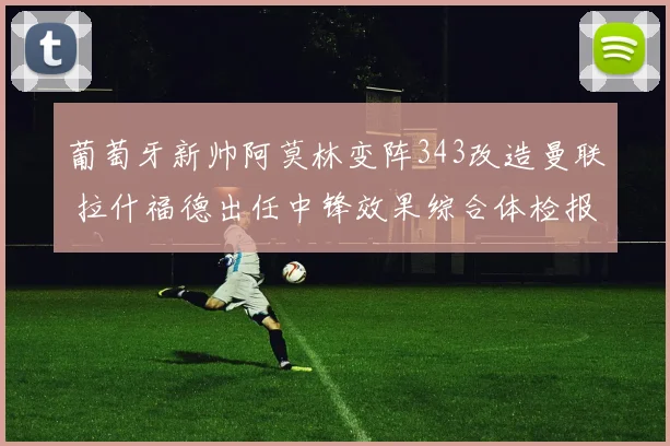 葡萄牙新帅阿莫林变阵343改造曼联 拉什福德出任中锋效果综合体检报告